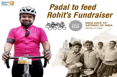 Pedal to Feed- Rohit's Fundraiser 