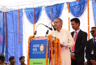 HEG Chairman Shri Ravi Jhunjhunwala addresses the audience