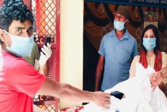 Kits being distributed to needy people