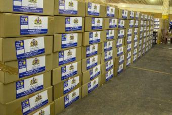 More and more grocery kits are packed every day to ensure that needy people are served with dry ration.