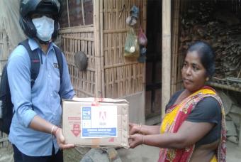 Essential rations handed out to need people in the region
